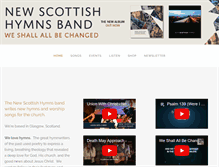 Tablet Screenshot of newscottishhymns.com